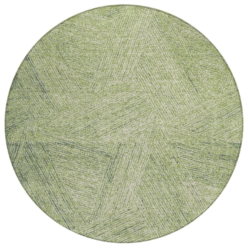 HomeRoots Abstract Transitional Rectangle Outdoor Rug