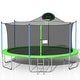 preview thumbnail 1 of 10, 16ft Trampoline with Backboard and Basketball Hoop for Kids 8-11 Years