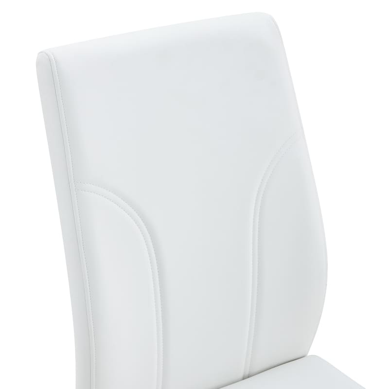 Roomfitters PU Dining Chairs with High Backrest and Sturdy Legs, Set of 4 for Kitchen or Dining Room Use