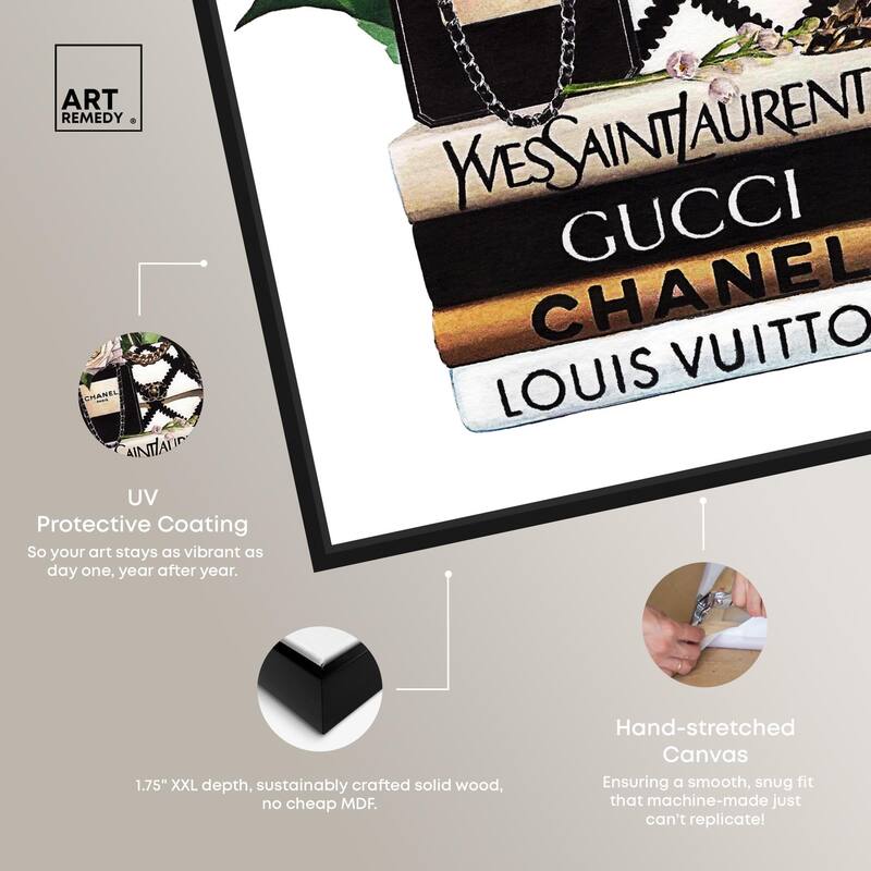 Luxury Stack Details Canvas by Art Remedy