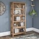 preview thumbnail 8 of 81, Key West 5 Shelf Bookcase by Bush Furniture Reclaimed Pine