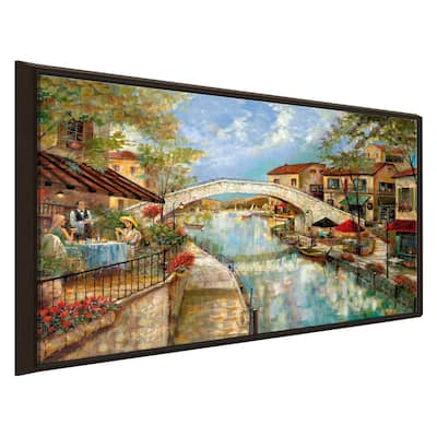 "A Day to Reminisce" by Ruane Manning Print on Floating Canvas