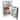 MegaChef 3.2 Cubic Feet 2 Door Refrigerator/Freezer in Stainless Steel - 3.2 cu. ft.