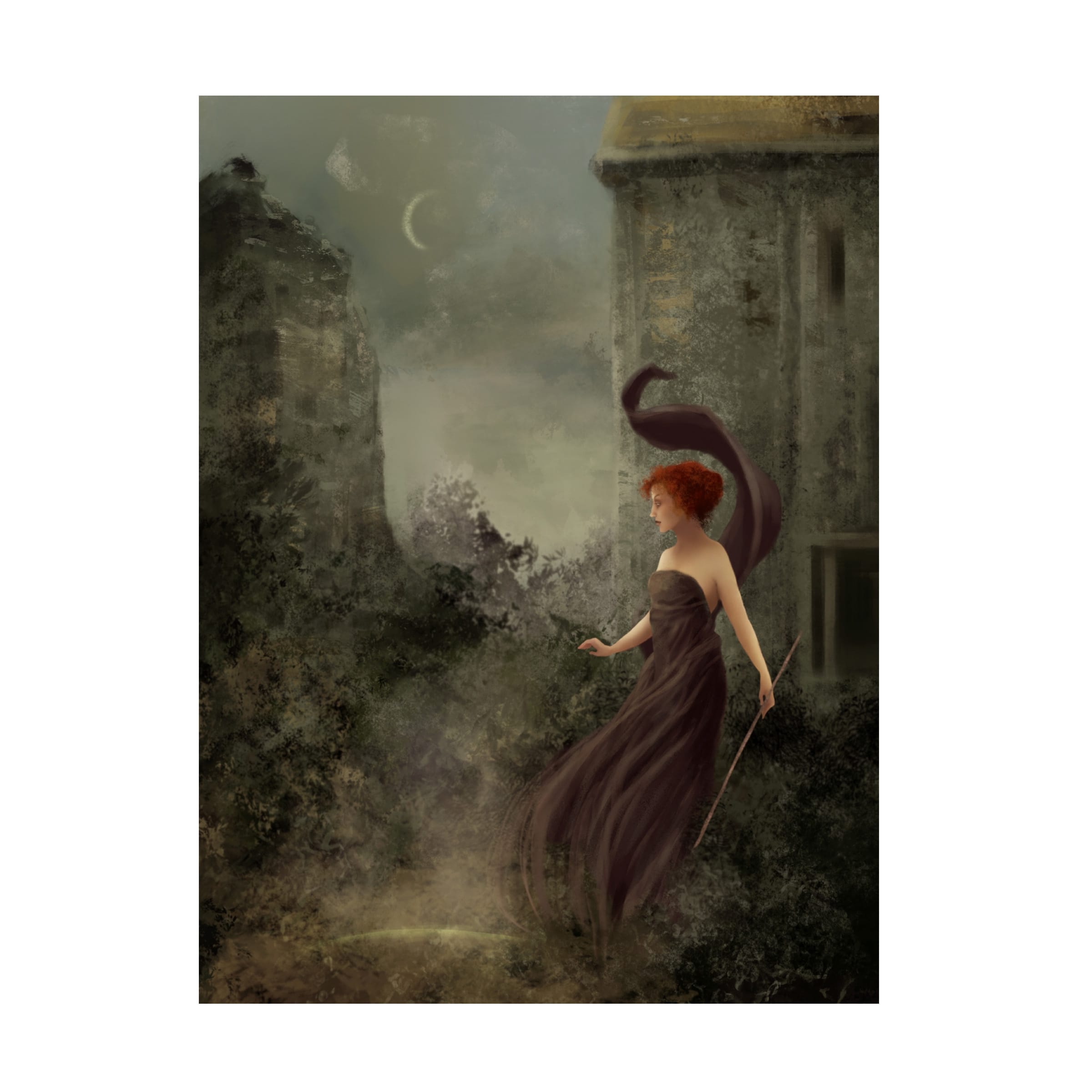 Mary Manning 'The Witch of Endor' Canvas Art