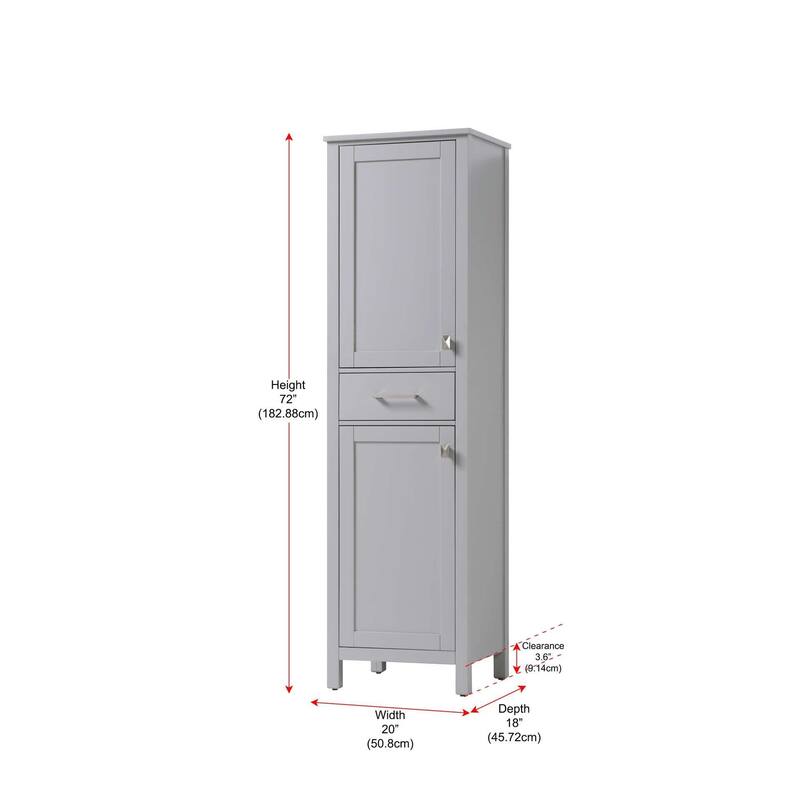 Quentin Bath Storage Cabinet (16-28 In.)