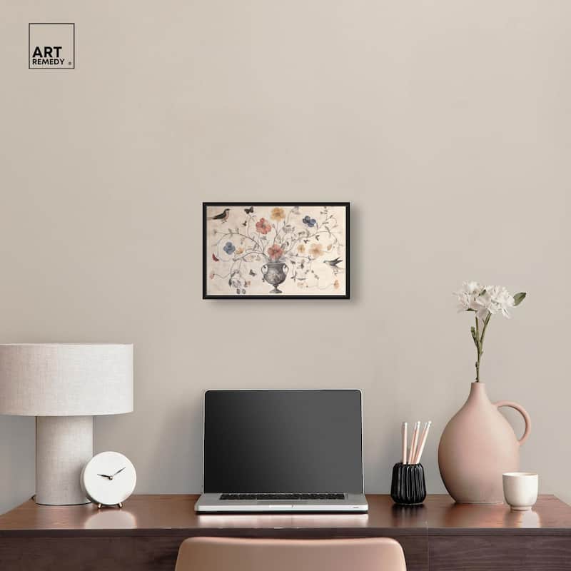 Antique Bouquet Canvas by Art Remedy