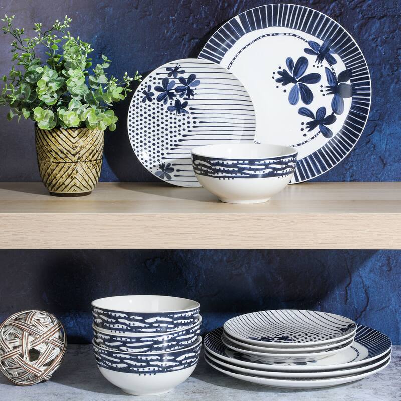 12 Piece Ceramic Dinnerware Set