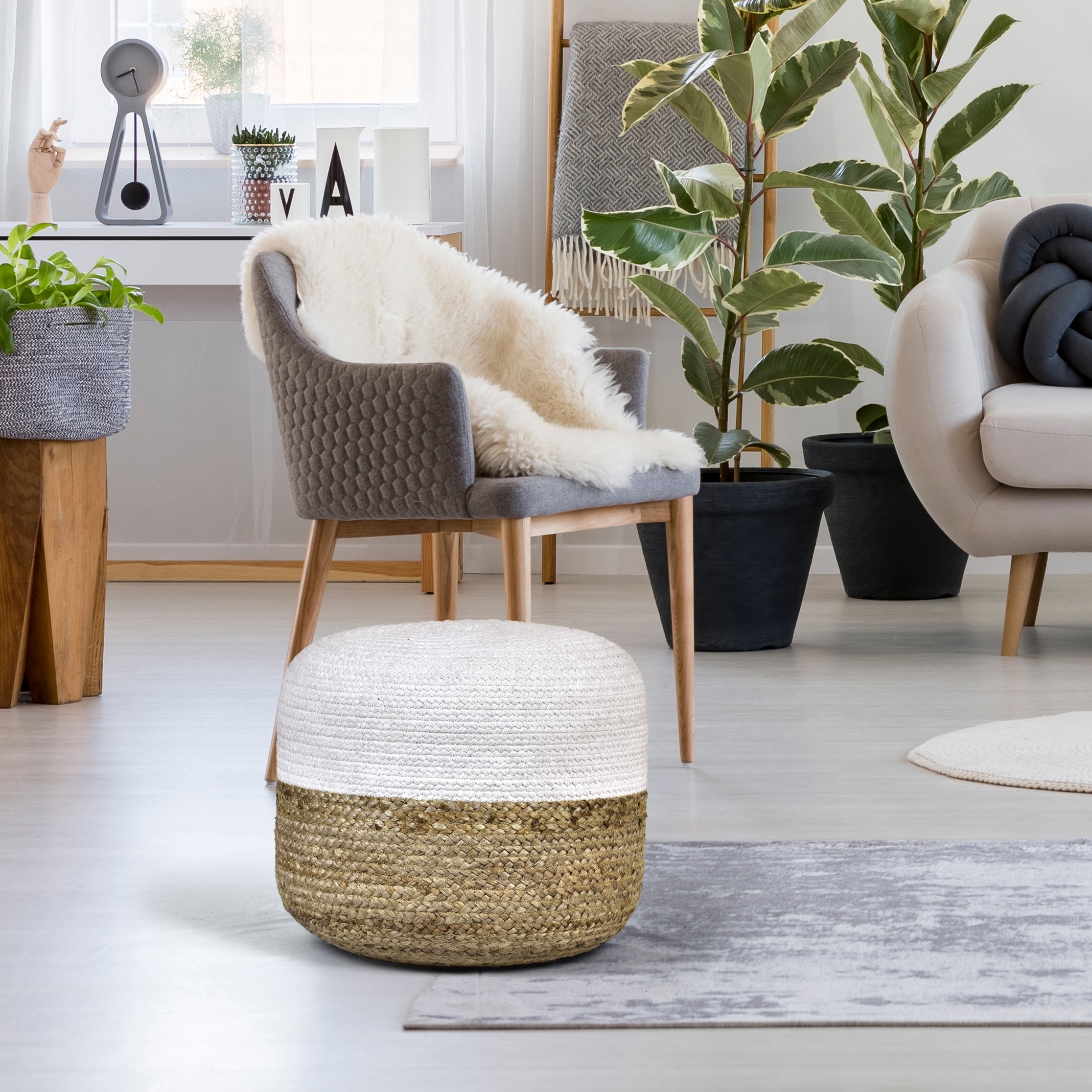 Ottoman chair kmart cheap