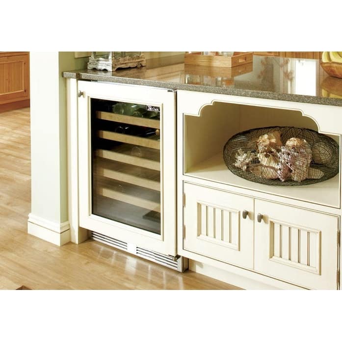 Perlick 24 Inch Wide 45 Bottle Capacity Built-In Wine Cooler with Left