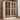 White and Brown Shutter Door Closet Large Storage Capacity Armoire