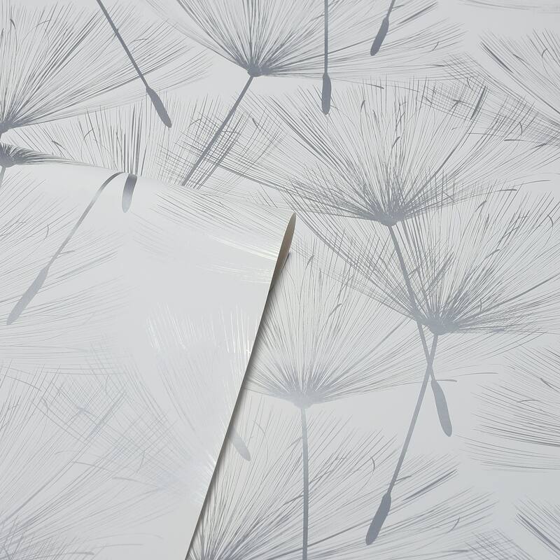 Arthouse Kazue Metallic Dandelion Wallpaper