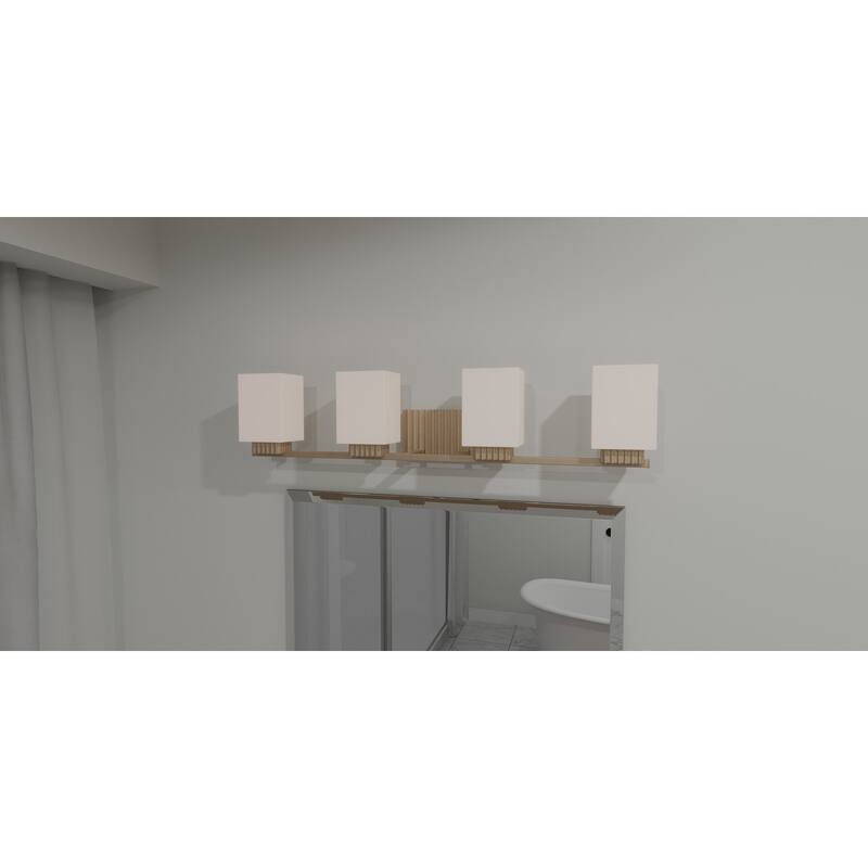 Joyner 4-Light Bronze Gold Bath Light