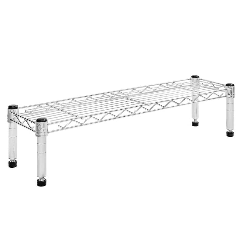 Chrome Wire Shelving with 1 Shelf - 8"d x 6"h - 36