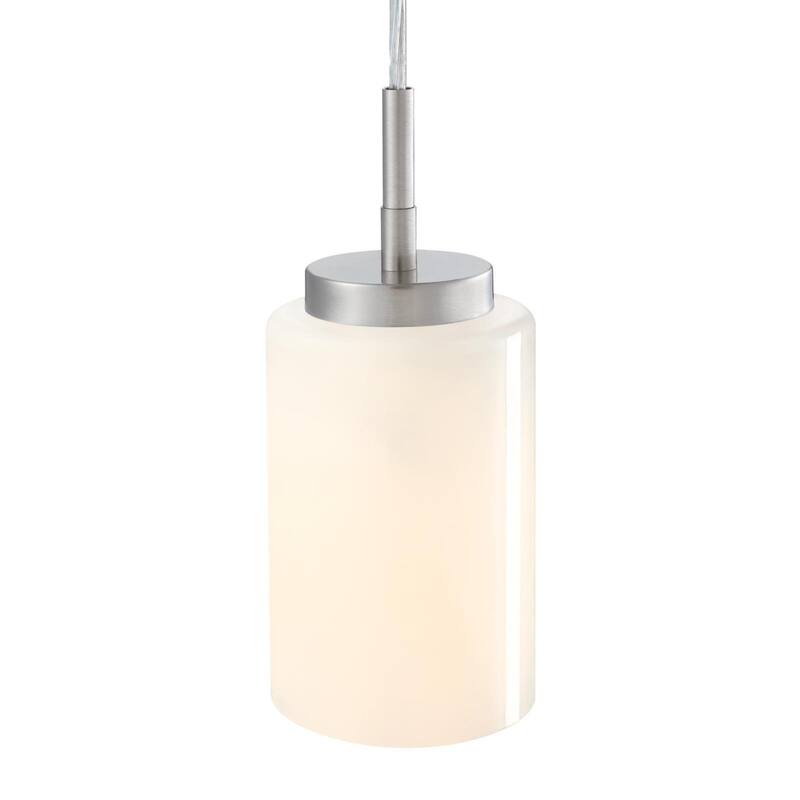 Westinghouse Lighting Shamus One Light Indoor Mini Pendant, White Opal Glass - 1-Light