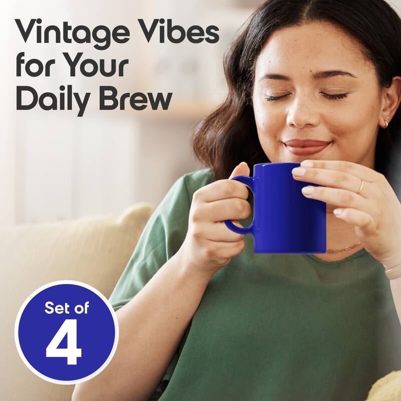Omniware Set of 4 Teaz Cafe Mugs