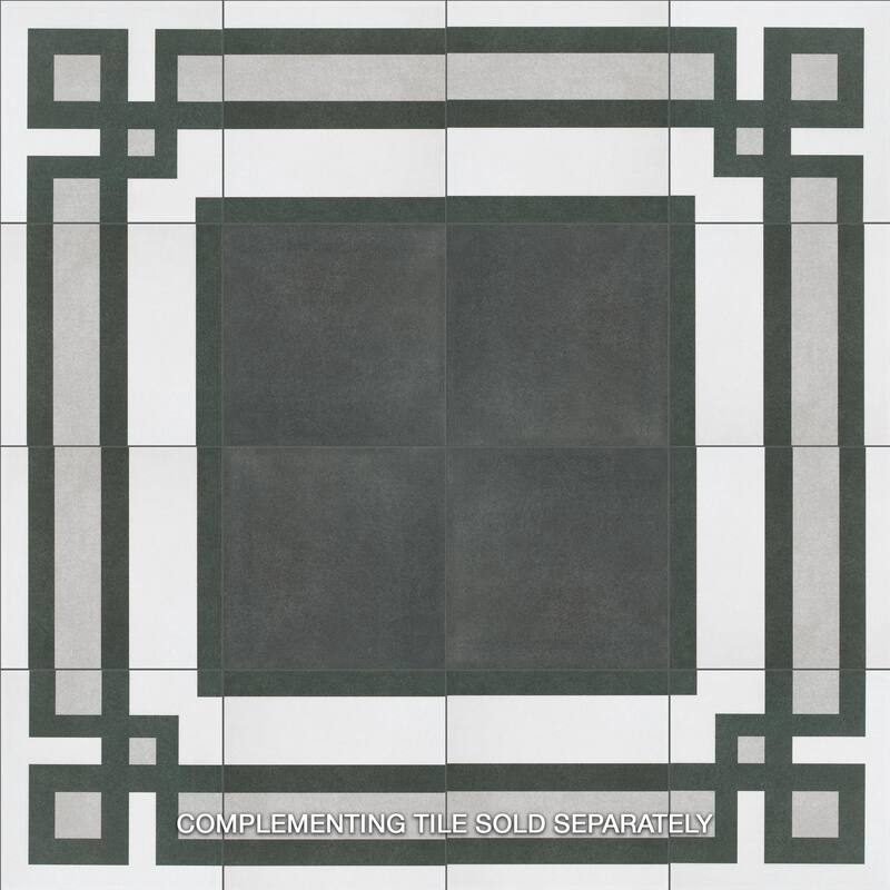 Merola Tile Twenties Corner 7-3/4" x 7-3/4" Ceramic Floor and Wall Trim