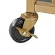 preview thumbnail 10 of 15, Metropolitan Mirrored Glass Top Metal Bar Cart by iNSPIRE Q Bold