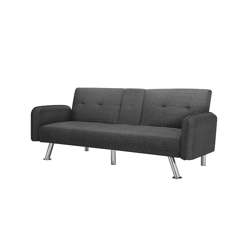 Living Room Modern Sleeper Sofa with 2 Cup Holders