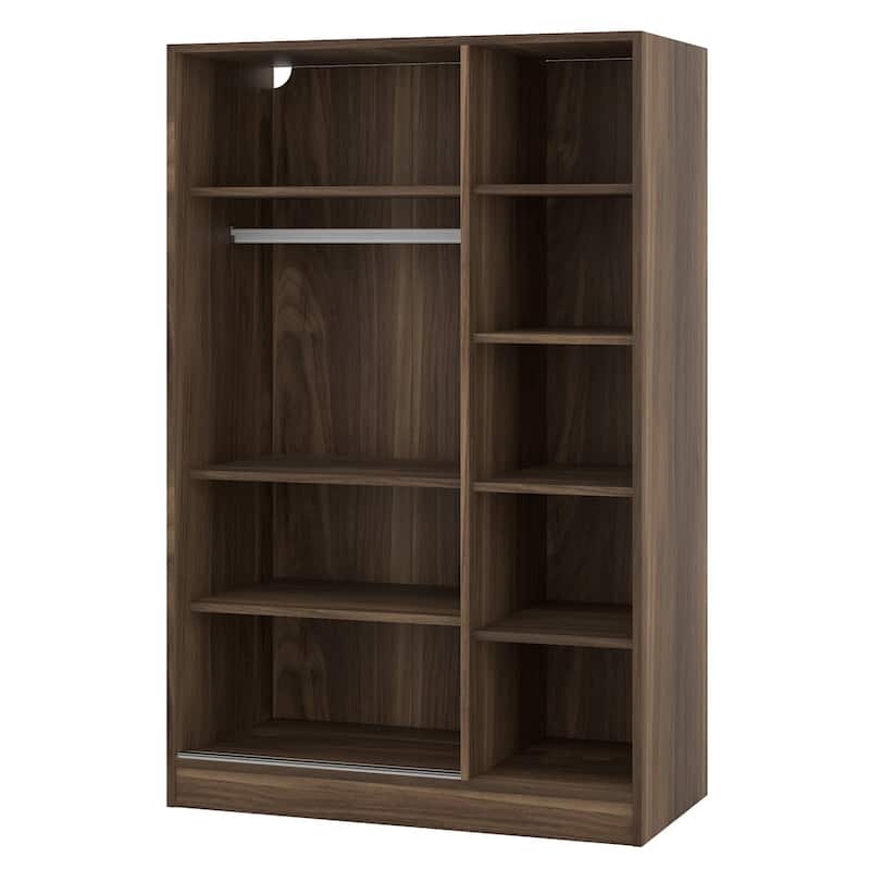 3-Door Shutter Wardrobe with shelves - N/A