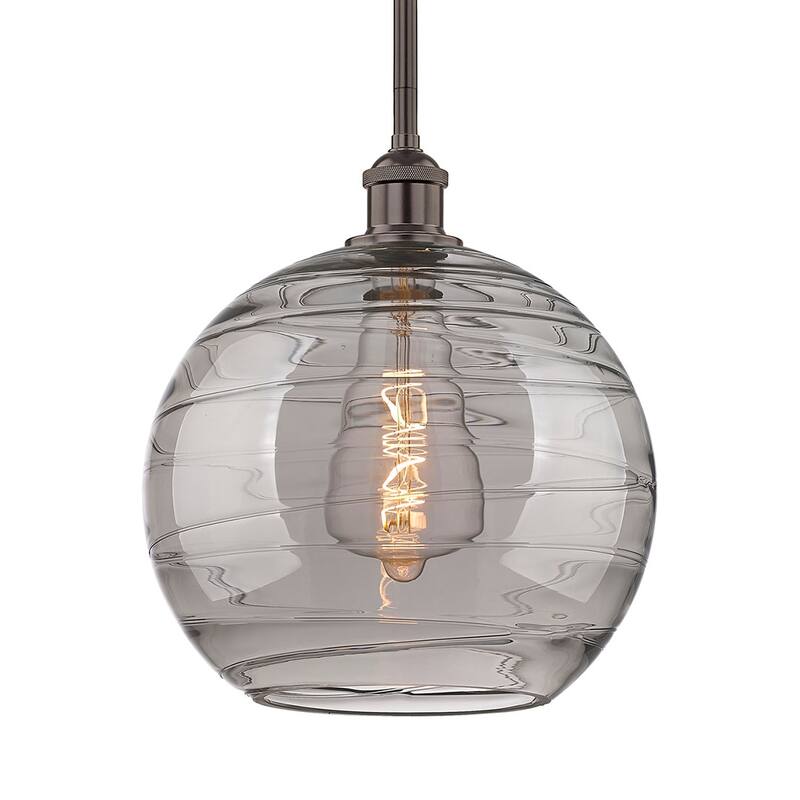 Innovations Lighting 616-1S 13 12 Athens Deco Swirl Pendant Athens - Oil Rubbed Bronze
