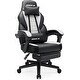 preview thumbnail 22 of 45, BOSSIN Racing Style Gaming Chair,400 lbs Big and Tall gamer chair High Back Computer Chair White