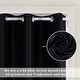 preview thumbnail 5 of 18, DriftAway Doorway Curtain Panel Closet Curtain Solid Blackout Curtain 1 Panel