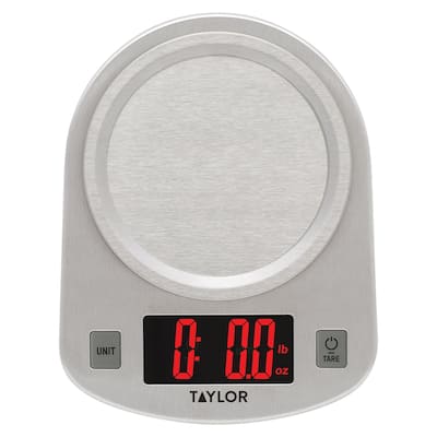 Taylor Stainless Steel Digital Kitchen Scale - 11 pound capacity