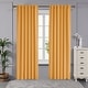 preview thumbnail 8 of 36, Deconovo Back Tab Blackout 42 Width Curtains (2 Panel) 42 x 45 - Orange Flame