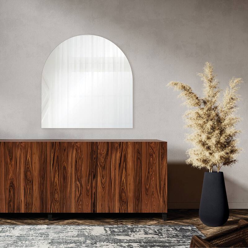 Arch Shaped Wall Mirror - 40" - Clear