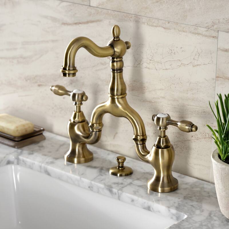 Kingston Brass Tudor Bridge Bathroom Faucet