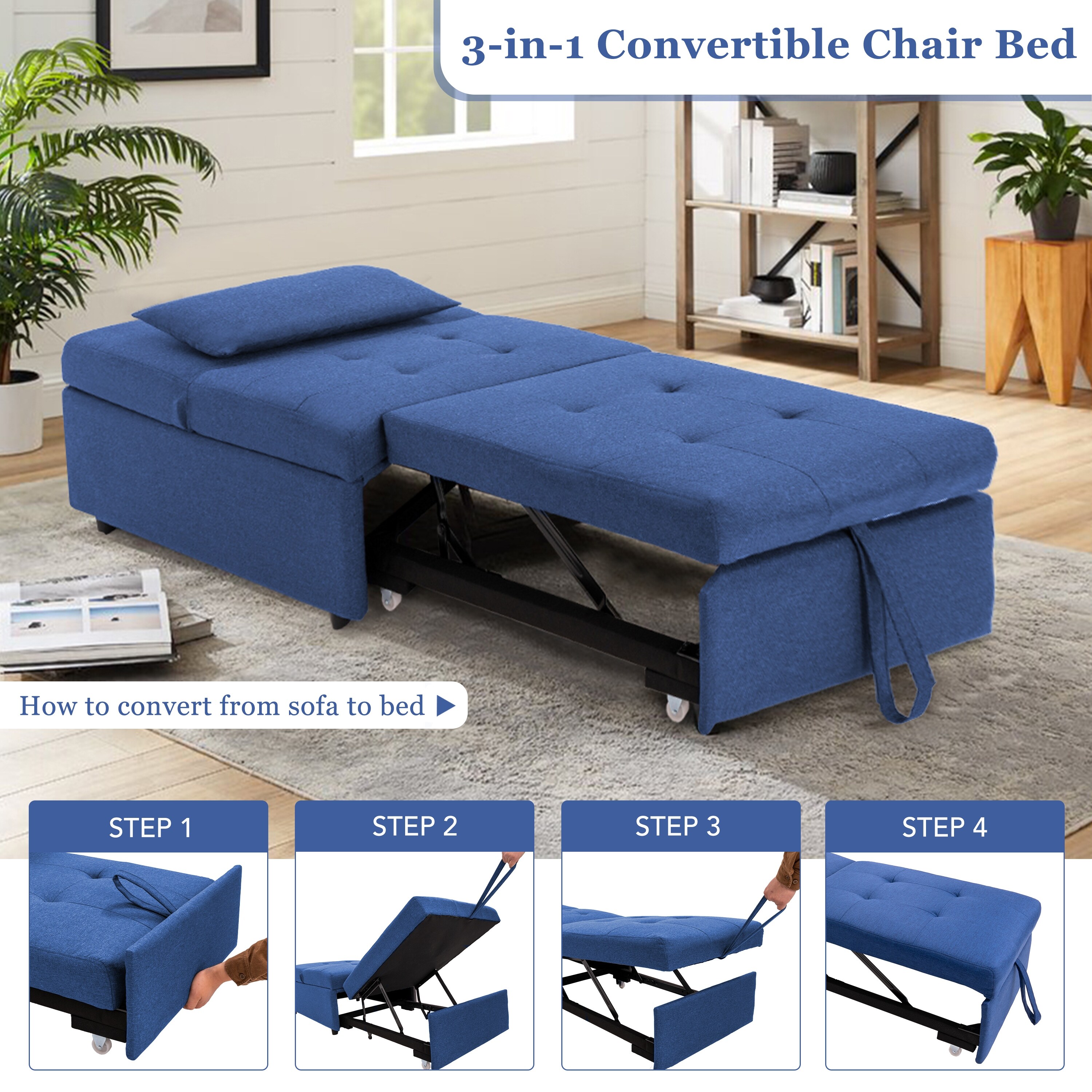 Convertible lounger sofa bed online