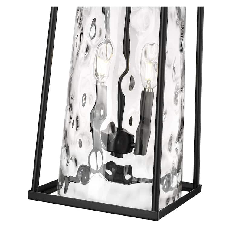 Millennium Lighting Dutton 1 Light Outdoor Wall Sconce in Powder Coat Black