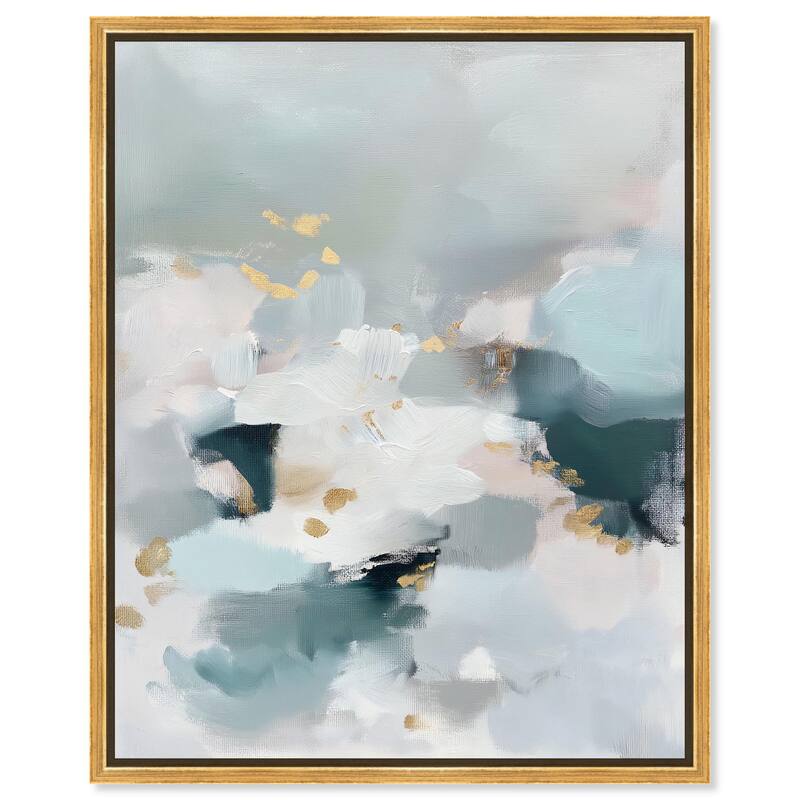 Morning Dew II Canvas by Art Remedy - 36" x 45" - Gold