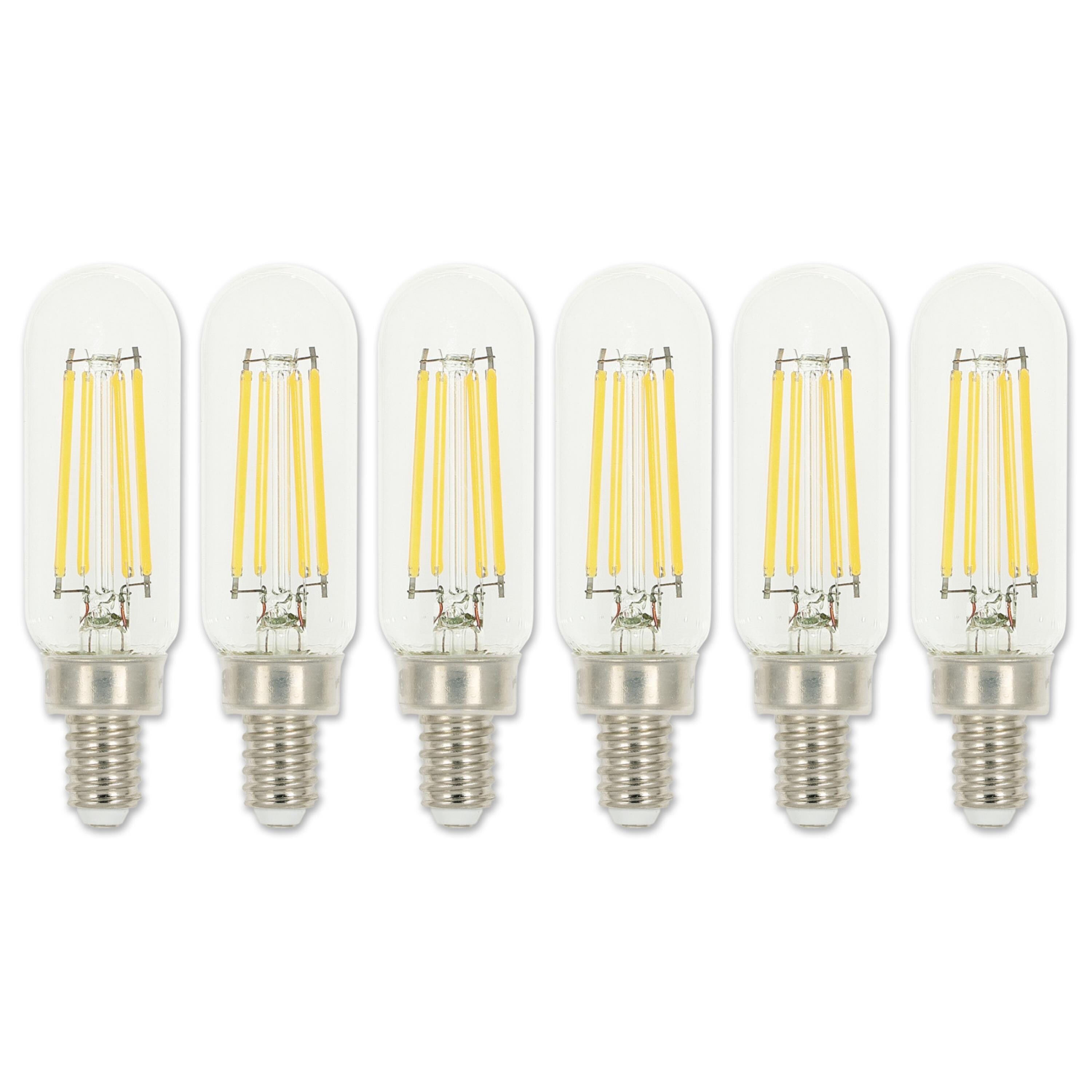 Westinghouse Lighting 5 Watt 60 Watt Equivalent Clear T8 Dimmable Filament LED Light Bulb Candelabra Base 6 Pack 6 Pack Bed Bath Beyond 42340813