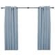 preview thumbnail 22 of 22, UTOPIA ALLEY Wall Mounted 1 inch Industrial Curtain Rods, Blackout, Wrap Around Curtain Rods, Rustic Style, Matte Black