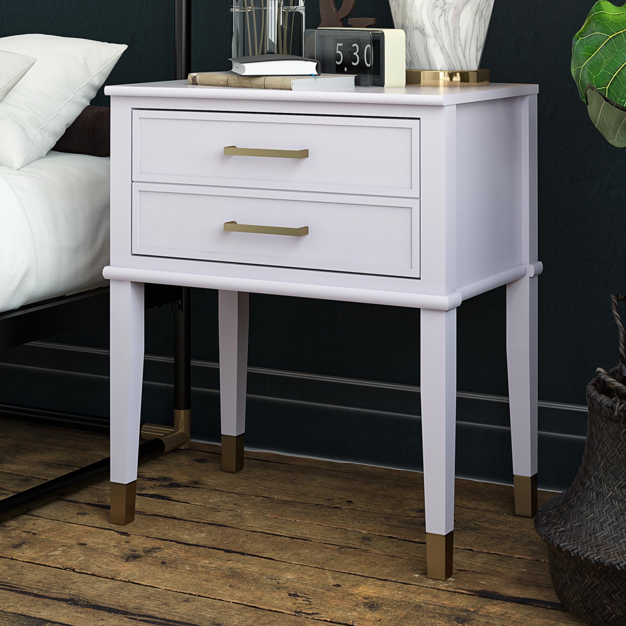 Westerleigh 1 top drawer nightstand black