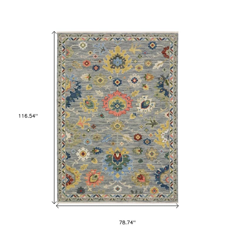 HomeRootsOriental Traditional Rectangle Area Rug