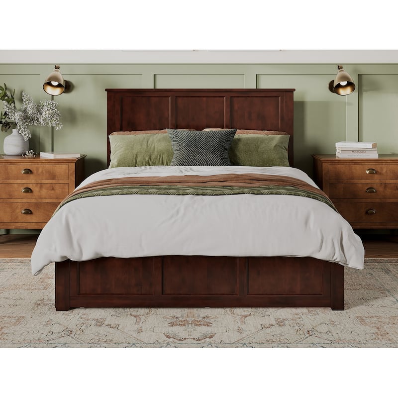 AFI Madison Platform Bed with Matching Footboard & Trundle