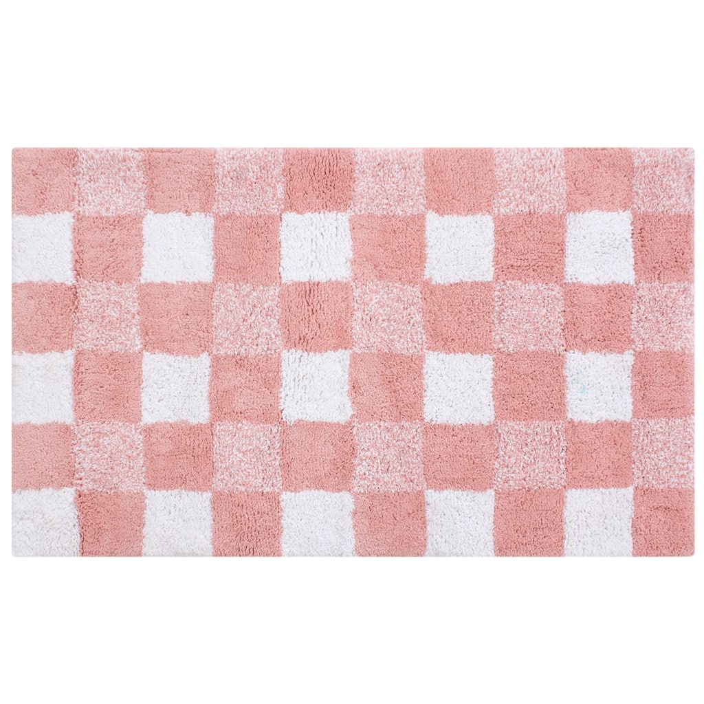 Chesapeake Cubic Bar Cotton Tufted Bath Rug 24"X40"