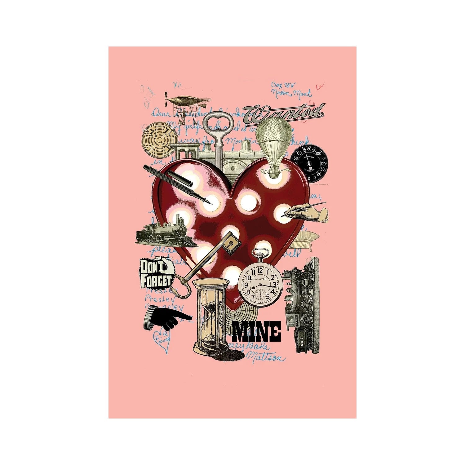 "Love Heart" by Pawel Pacholec Canvas Print