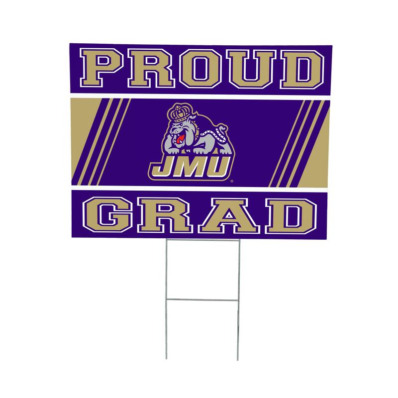 James Madison University 24" x 18" Graduation Coroplast Outdoor Yard Sign