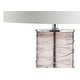 preview thumbnail 27 of 41, Coco 27.5" Modern Fused Glass Cylinder LED Table Lamp, Turquoise (Set of 2) by JONATHAN Y