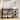 3-Tier Entryway Bench with Mesh Metal Shoe Storage Shelves