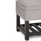 preview thumbnail 49 of 136, WYNDENHALL Essex 44 inch Wide Transitional Rectangle Ottoman Bench