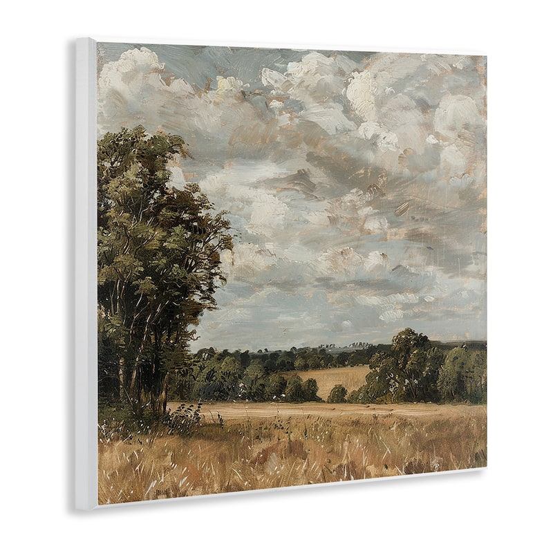Stupell Clouds Over Country Scenery Wall Plaque Art Design By LSR Creative Studio