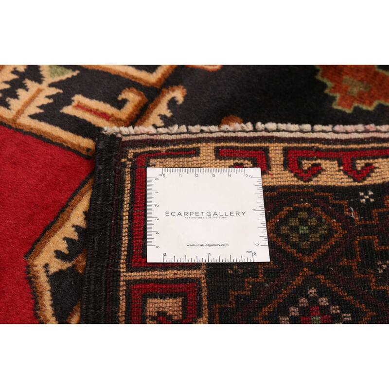 Teimani Red Rug 3'10" x 6'7" - 3'10 x 6'7