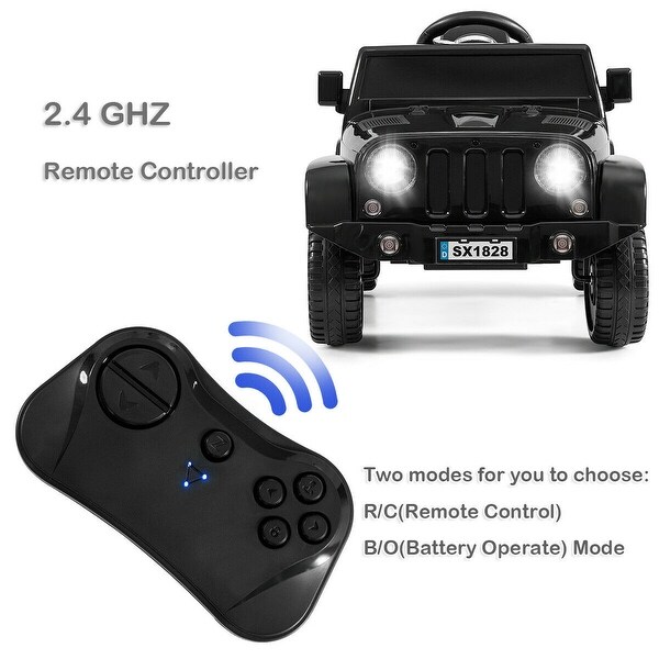 remote control battery operated ride on car