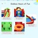 preview thumbnail 7 of 8, Gymax Inflatable Slide Bouncer and Water Park w/ Splash Pool Water