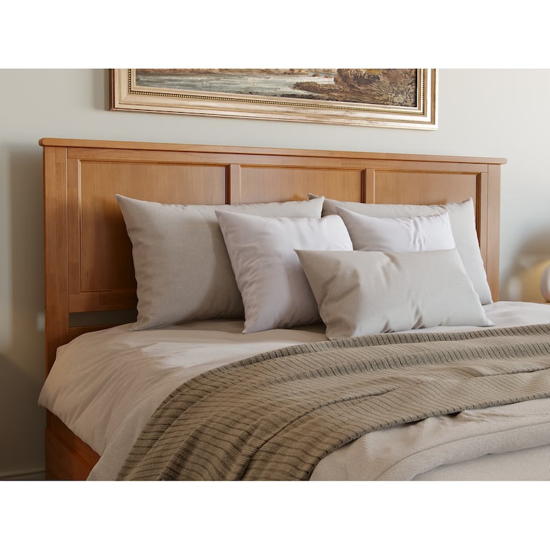 AFI Madison Platform Bed with Footboard & Twin XL Trundle