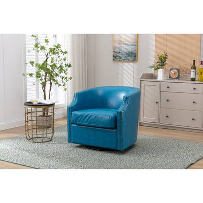 Luxury and Comfort Swivel Chair with High Cushion Fill.
